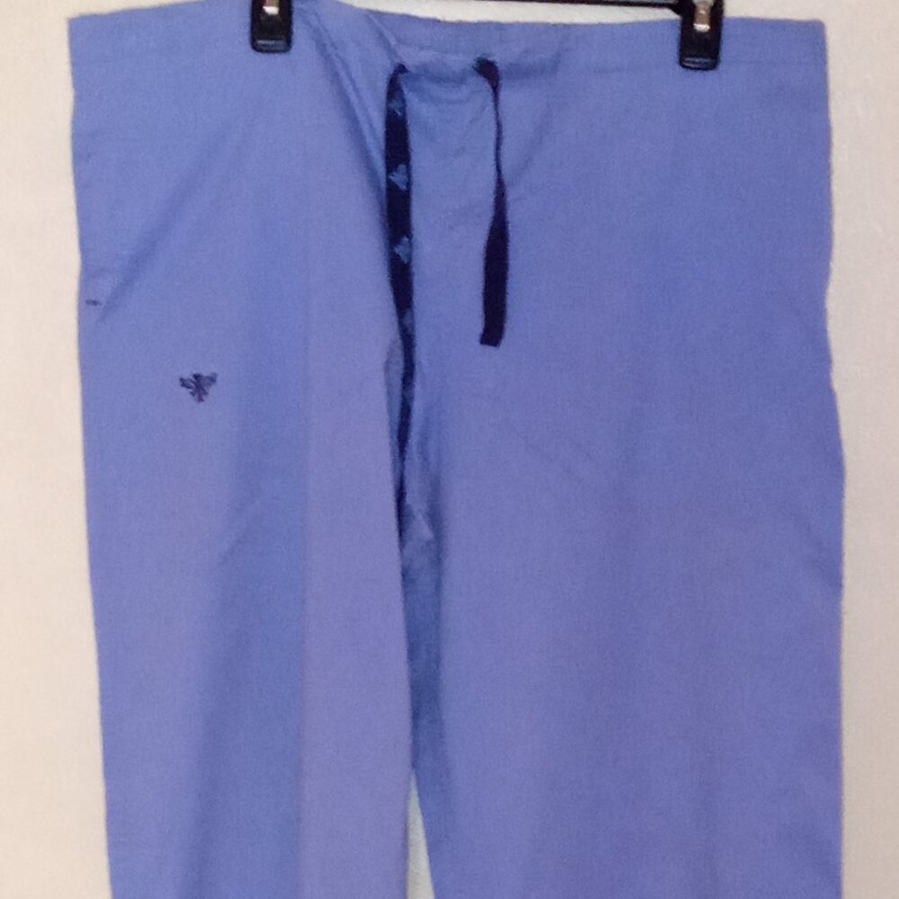 Blue L Scrub Bottom